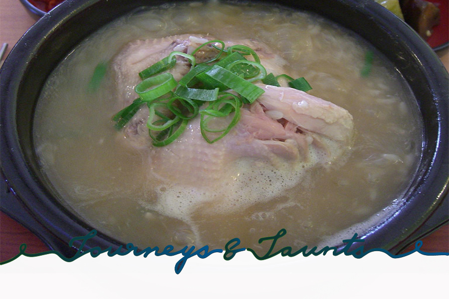 Korean Ginseng chicken soup 