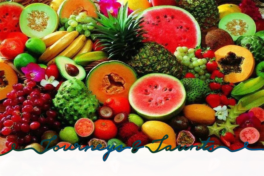 Fruit and vegetables full of vitamins are important during rain water solar term